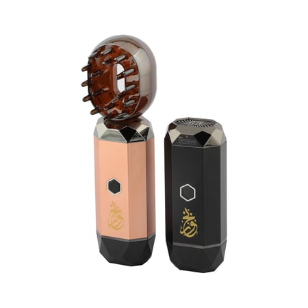 مبخرة الكترونية تعمل بالشحن USB صغير ذهبي