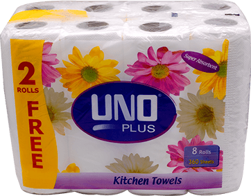 ورق تنشيف اونو بلس 8 رول