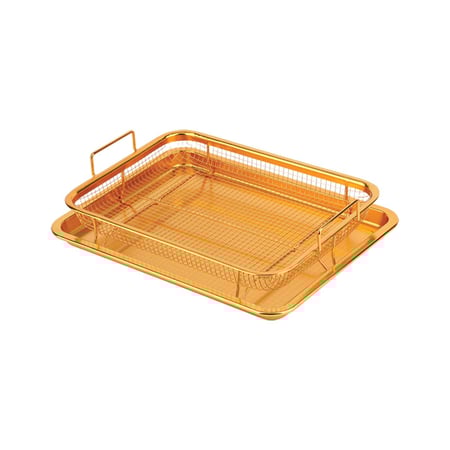 مصفى استيل مستطيل بقاعدة مقاس 30*22 سم