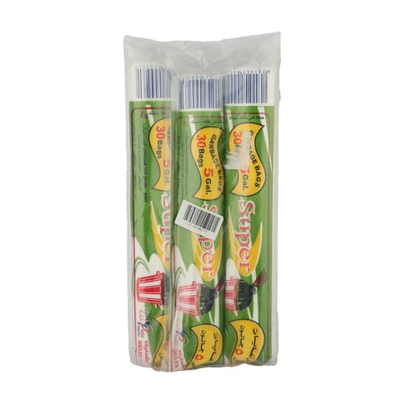 اكياس نفايات  5 جالون 3*1