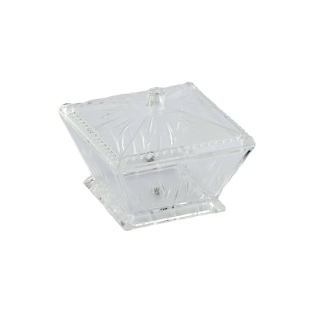 تمرية اكرليك شفاف مربع 13*7سم