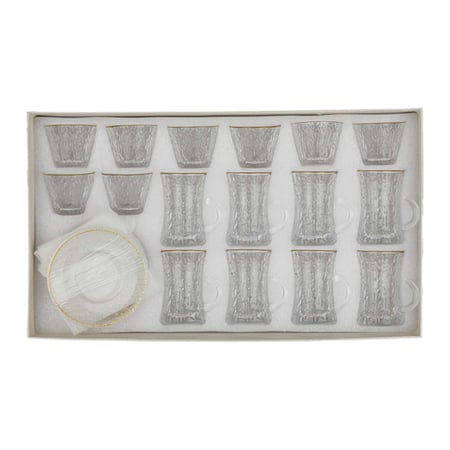 طقم بيالات + فناجيل + صحون  24 قطعة