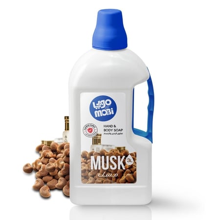 موبي صابون سائل للأيدي برائحة المسك 3 لتر