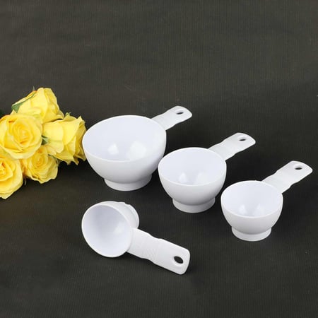 طقم ملاعق قياس بلاستيك 4 حبة