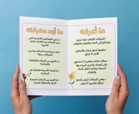 ‎مطوية النباتات ثاني متوسط