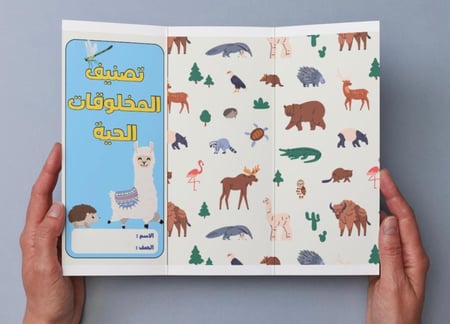 ‎مطوية تصنيف المخلوقات الحية - رابع