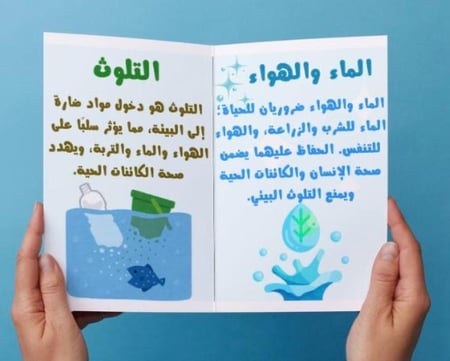 ‎مطوية الاستفادة من موارد الأرض