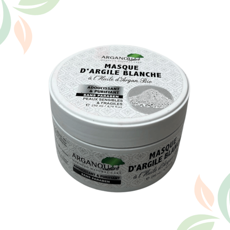 ماسك الطين الابيض