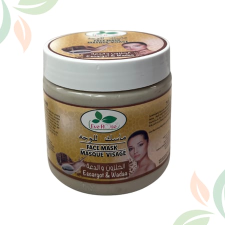 ماسك الوجه بالودع والحلزون