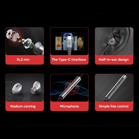 RedMagic WH4008 | سماعة ألعاب Type-C بصوت محيطي ووحدة 14.2mm