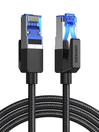 UGREEN CAT 8 | كيبل ايثرنت يوجرين كات 8 بسرعة 40Gbps نايلون مظفر