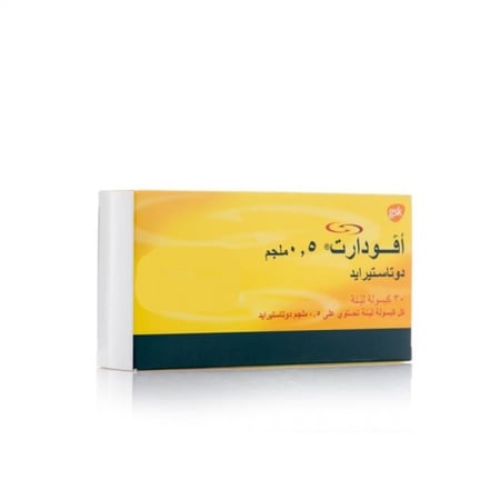 افودارت 0.5 مجم، للحفاظ على صحة البروستاتا - 30 كبسولة