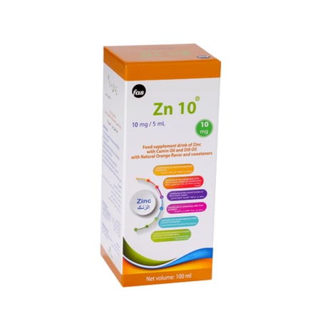 زن 10 شراب الزنك للاطفال 100مل