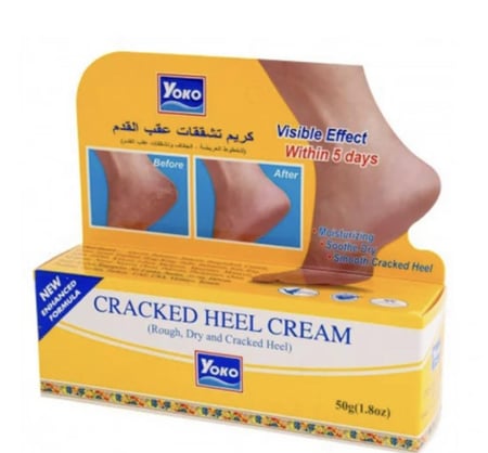 يوكو كريم تشققات عقب القدم