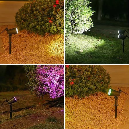 مصابيح سبوت شمسية بـ 9 لمبات LED – إضاءة خارجية  – مقاومة للماء – قابلة لتعديل موضع السطوع