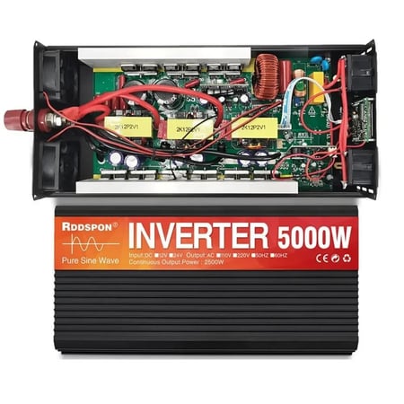 RDDSPON Pure Sine Wave Inverter 3000W محول كهربائي موجة جيبية نقية