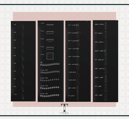 حزمة رسم وتصميم العبايات
