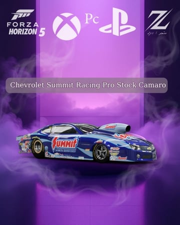 البرو ستوك  Chevrolet Summit Racing Pro Stock Camaro من السيارات النادره في فورزا هورايزون 5