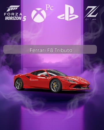 فيراري Ferrari F8 Tributo من السيارات النادرة في لعبة فورزا هورايزون 5