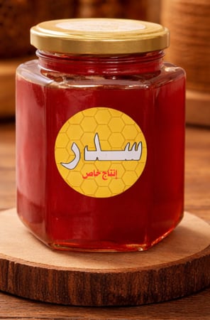 عسل السدر الألمعي الخاص  ( ربع كيلو )