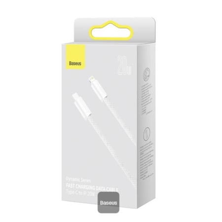 كابل شاحن Baseus Dynamic Series للشحن السريع من النوع C إلى Lightning 20W 2M