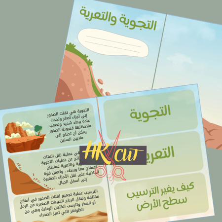التجوية والتعرية - ثالث ابتدائي - ف 1