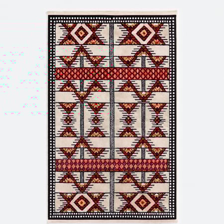 سجادة مقاس 2×3 متر,أبيض نقشة حجازية