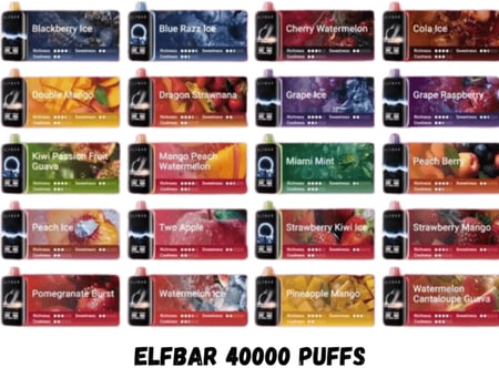 سحبة الف بار مون نايت 40 الف موش Elf Bar Moonnight 40K