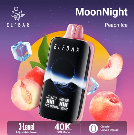 سحبة الف بار مون نايت 40 الف موش Elf Bar Moonnight 40K