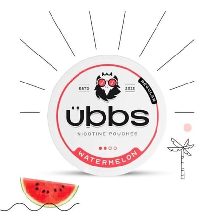 اوبس اظرف نيكوتين بطيخ ÜBBS WATERMELON NICOTINE POUCHES