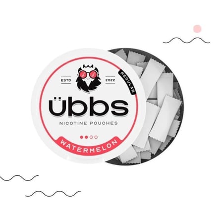 اوبس اظرف نيكوتين بطيخ ÜBBS WATERMELON NICOTINE POUCHES