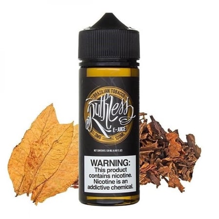 نكهة روثلس التوباكو البرازيلي عملاقة 120 مل Ruthless BRAZILIAN TOBACCO