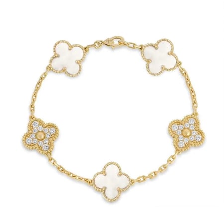 سوارة فان كليف ابيض