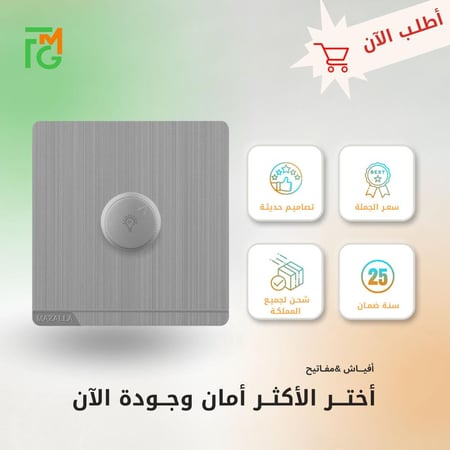 مفتاح MZ2 ديمر 1000W