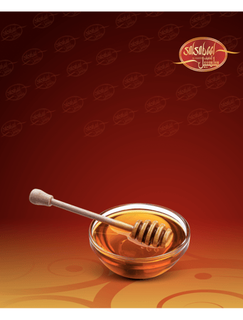 علبة عسل سلسبيل الضيف الطبيعي النقي 475 جرام