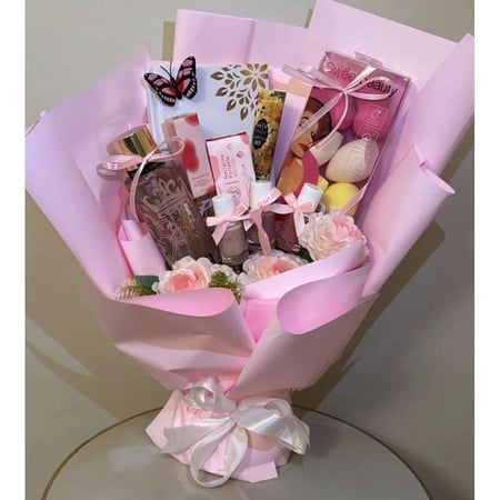 باقة الجمال الوردي