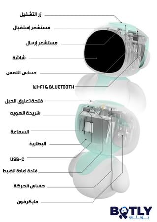 روبوت إيليكو وردي -Eiliko Robot