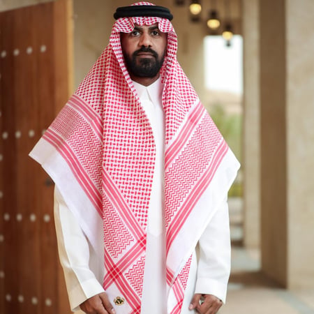 شماغ فلياني احمر الجديد
