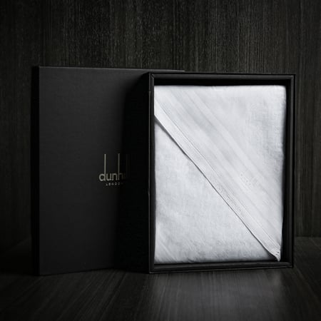 شماغ دنهل أبيض سويسري