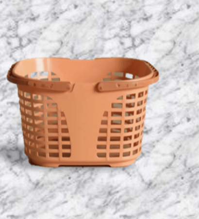 سلة بلاستيك مخرم وسط