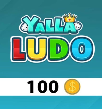 يلا لودو 100 دولار قطعة ذهبية