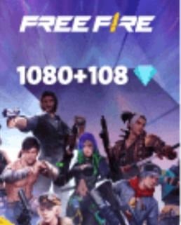 بطاقة فري فاير 1080 + 108 مكافأة إضافية