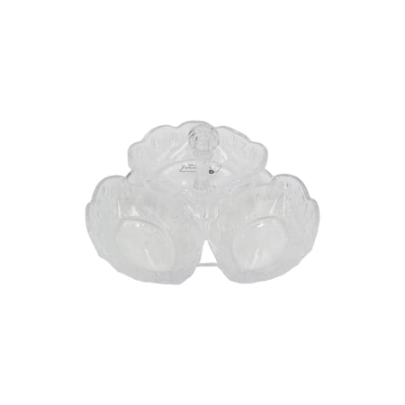 صحن مقسم زجاج