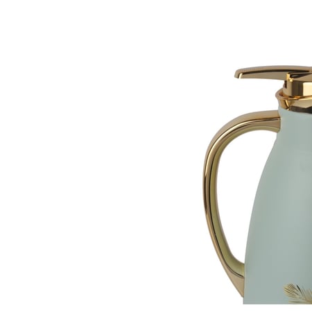 ترمس ريشة 2 حبة الطقم (اخضرفاتح مطفي)