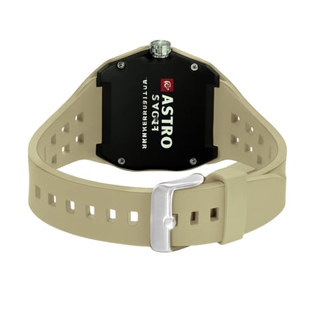 ساعة رجالية فاخرة ربل لون بيج G01200