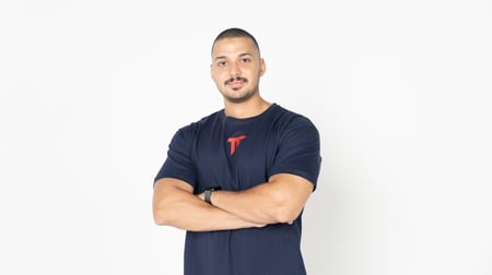 تيشرت فت كحلي تكنيك