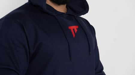 بلوفر كحلي تكنيك