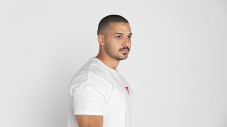 تيشرت فت ابيض تكنيك