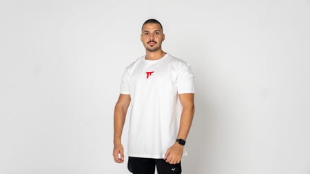 تيشرت فت ابيض تكنيك