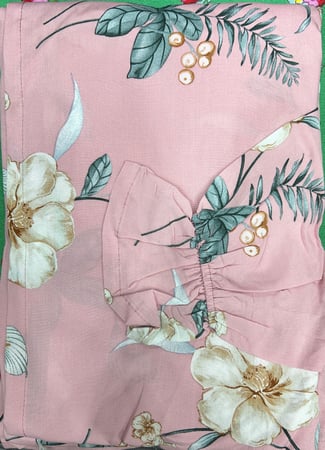 شرشف مرد كويتي  (Mard)كم فرنسي بربطه من الجنب الطول من الكتف 160 cm  اللون وردي